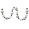 6.67′ Silver and White Shatterproof Christmas Garland – Durable Décor
